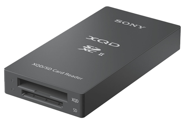 Sony Dual-Slot XQD and SD Card Reader 600x400