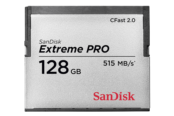 SanDisk CFast 128GB 515 600x400