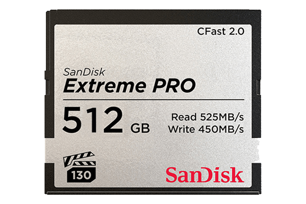 SanDisk CFast 512GB 600x400