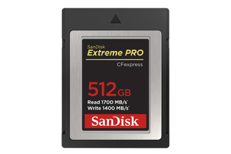 SanDisk CFexpress 512GB 600x400